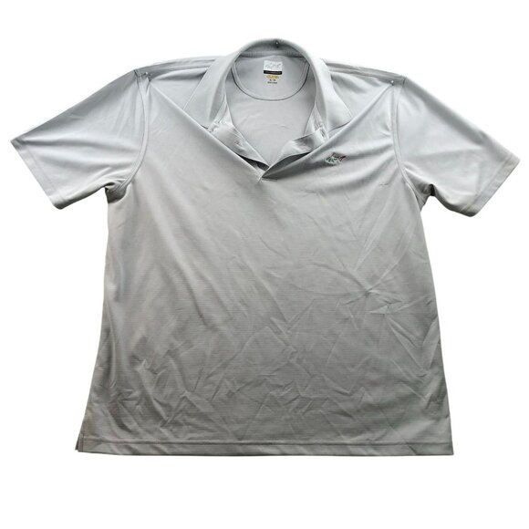 Greg Norman Mens Polo Shirt Size XL Short Sleeve Classic Gray Casual Athleisure - Picture 1 of 10